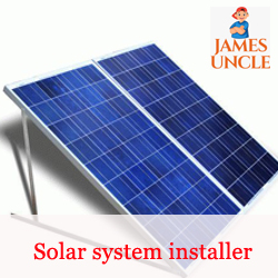 Solar System installer Mr. Pradipta Dey in Katwa